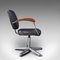 Vintage English Adjustable Office Chair in Beech, 1980s, Immagine 4