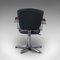 Vintage English Adjustable Office Chair in Beech, 1980s, Image 6