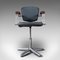 Vintage English Adjustable Office Chair in Beech, 1980s, Image 3