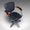 Vintage English Adjustable Office Chair in Beech, 1980s 7