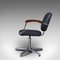 Vintage English Adjustable Office Chair in Beech, 1980s 5