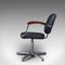 Vintage English Adjustable Office Chair in Beech, 1980s, Image 5