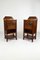 Art Nouveau Bedroom Set in Carved Walnut and Burl, Set of 5, Immagine 17
