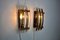 Murano Glass Triedri Sconces, Italy, 1980s, Set of 2, Image 3