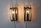 Murano Glass Triedri Sconces, Italy, 1980s, Set of 2 5