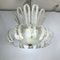 Art Deco Pulegoso Murano Glass Chandelier from Barovier & Toso, 1940s, Immagine 5