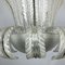 Art Deco Pulegoso Murano Glass Chandelier from Barovier & Toso, 1940s, Immagine 4