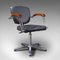 Vintage English Industrial Desk Chair in Beech, 1980s, Image 1