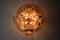 Murano Glass Flower Ceiling Lamp from Mazzega, Italy, 1970s 8