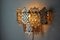 Sconce with 8 Crystals from Kinkeldey, Germany, 1970s 5