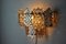 Sconce with 8 Crystals from Kinkeldey, Germany, 1970s, Imagen 5