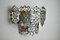Sconce with 8 Crystals from Kinkeldey, Germany, 1970s, Imagen 6
