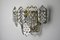 Sconce with 8 Crystals from Kinkeldey, Germany, 1970s 4