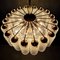 Vintage Glass Chandelier, Italy, 1960s 6