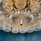 Vintage Glass Chandelier, Italy, 1960s, Image 3