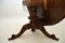 Antique Italian Walnut Dining Table with Marquetry Top, Image 10