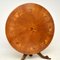 Antique Italian Walnut Dining Table with Marquetry Top 4