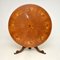 Antique Italian Walnut Dining Table with Marquetry Top, Image 3