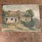 Rustic Farm with Garden, Late 19th Century, Oil on Panel, Imagen 5
