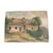 Rustic Farm with Garden, Late 19th Century, Oil on Panel, Image 1