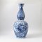 Antique Delft Style Vase by Louis Fourmaintraux, Imagen 3