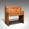 Antique Victorian English Pine Bench or Pew, Image 1
