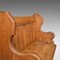 Antique Victorian English Pine Bench or Pew, Image 10