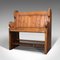 Antique Victorian English Pine Bench or Pew, Image 3