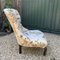 Vintage Wood Crapaud Chair 11