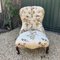 Vintage Wood Crapaud Chair 13