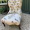 Vintage Wood Crapaud Chair 12