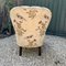 Vintage Wood Crapaud Chair 9