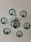 Chandelier in Murano Glass with Green Decorations 5