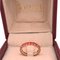 2.11K Brilliant Cut Natural Red Ruby & 18K Gold Eternity Band Ring from Berca 4