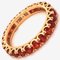 2.11K Brilliant Cut Natural Red Ruby & 18K Gold Eternity Band Ring from Berca, Image 3