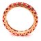 2.11K Brilliant Cut Natural Red Ruby & 18K Gold Eternity Band Ring from Berca, Imagen 1