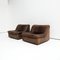 DS46 Seats in Thick Buffalo Leather from De Sede, Set of 2 7
