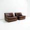 DS46 Seats in Thick Buffalo Leather from De Sede, Set of 2 3