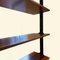 Mid-Century Solid Wood and Metal Ceiling Bookcase with Brass Tips, 1950s 5