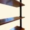 Mid-Century Solid Wood and Metal Ceiling Bookcase with Brass Tips, 1950s, Image 5