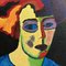 After CoBrA, Portrait of Woman, 20th Century, Painting on Canvas, Immagine 5