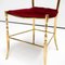 Italian Brass Chiavari Side Chair, Image 8