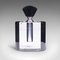 Vintage English Art Deco Glass Cologne Bottle, Image 1