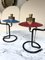 Mid-Century Italian Candleholders in Lacquered Metal and Brass, 1950s, Set of 2, Image 7