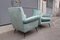 Armchairs in Green Velvet by Gigi Radice for Minotti, 1950s, Set of 2, Immagine 16