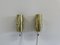 Scandinavian Teak and Brass Sconces, Set of 2 2