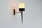 French Brass Sconce in the Style of Maison Arlus, 1950s, Immagine 7