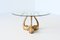 Brass Swan Coffee or Side Table in the Style of Maison Jansen, France, 1970s, Image 3