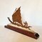 Art Deco Brass Boat Sculpture by L. Gerfaux 4