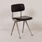 Black Result Chairs by Friso Kramer and Wim Rietveld for Ahrend De Cirkel, 1960s, Set of 6, Immagine 6